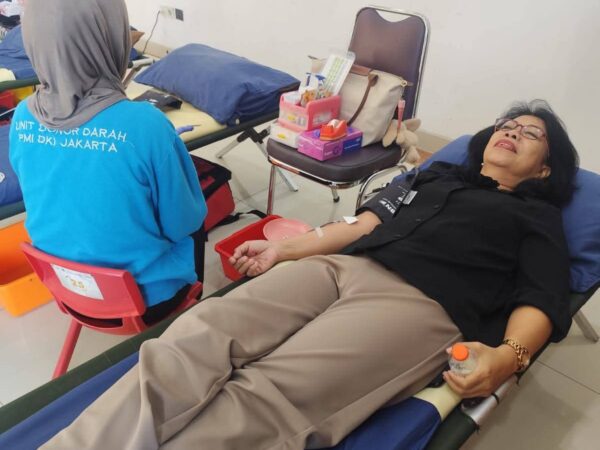 Keg Donor Darah Komisi Germasa kerja sama dengan PMI
