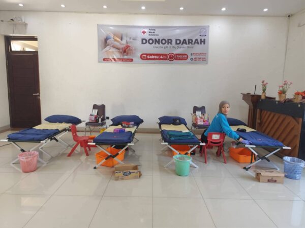Keg Donor Darah Komisi Germasa kerja sama dengan PMI